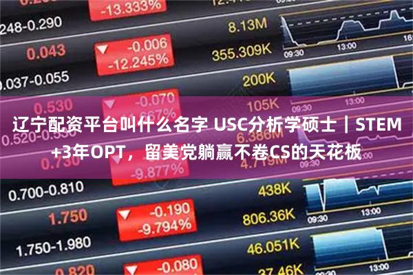 辽宁配资平台叫什么名字 USC分析学硕士｜STEM+3年OPT，留美党躺赢不卷CS的天花板